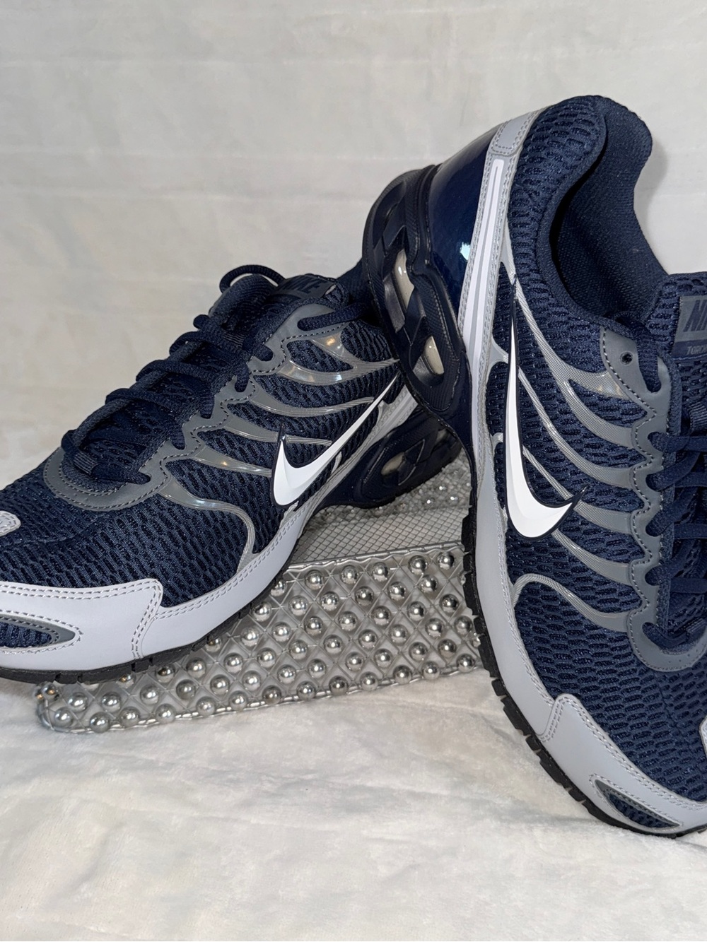 Nike Men's 11 Navy & Grey Air Max Torch 4 Running Sneaker BNIB Style: 343846-411 - Picture 3 of 12